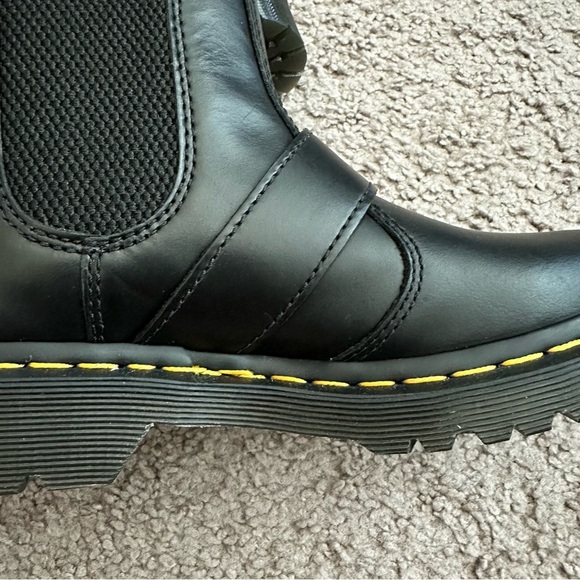 Dr. Martens 2976 Chelsea Buckle Leather Boot Womens 5 - Picture 10 of 13